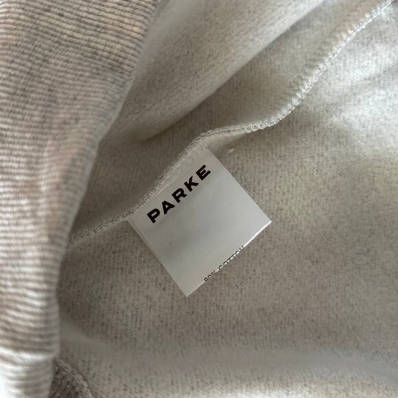 Parke Loves You Hoodie NEW Valentine's Day Classic Gray Logo Sweatshirt Large XL - Picture 6 of 7